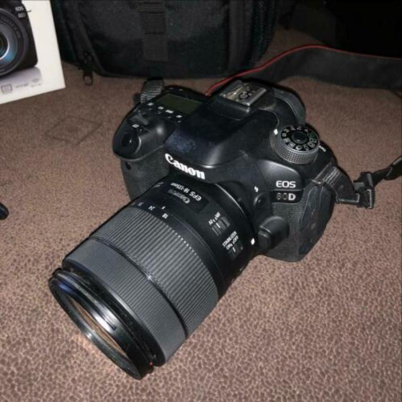 Canon EOS 80D + lens kit