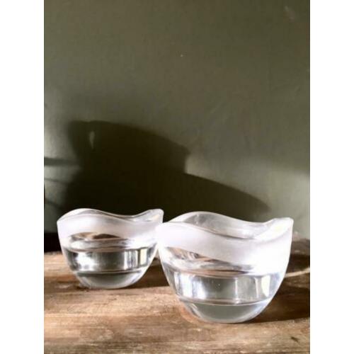 ? vintage kristallen theelichten waxinehouders vintage kaars