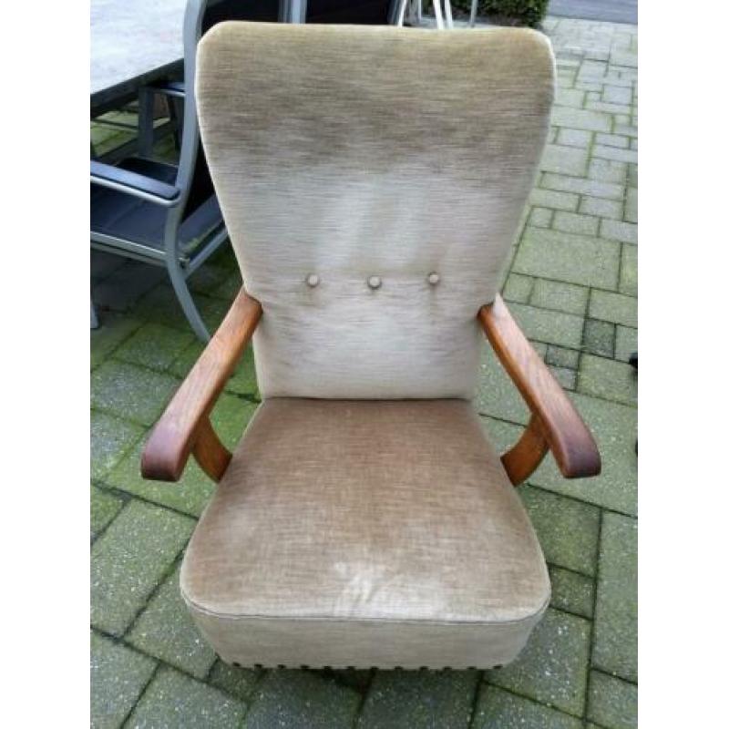 vintage retro fauteuil zie omschrijving