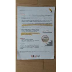 Antislip rubber trap strip zelfklevend 28mm Grijs 15 meter N