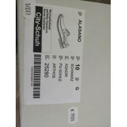 zwarte leren schoenen maat 10 / 45