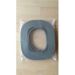 Antislip rubber trap strip zelfklevend 28mm Grijs 15 meter N