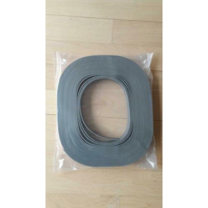Antislip rubber trap strip zelfklevend 28mm Grijs 15 meter N
