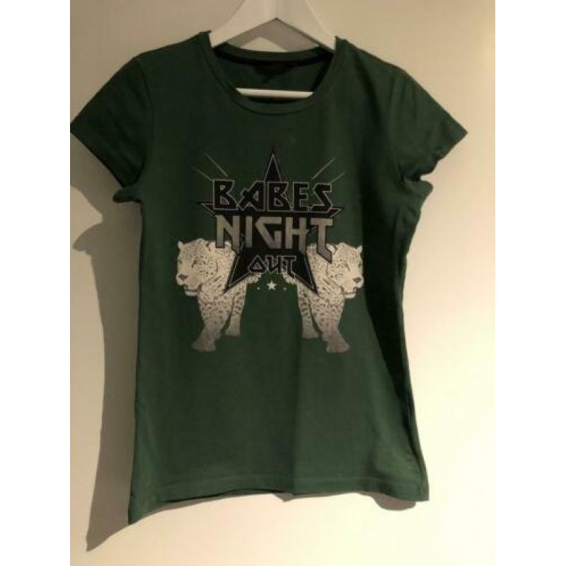 NIKKIE shirt groen maat 34