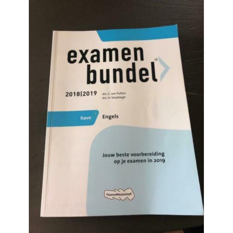 Examenbundel havo Engels 2018/2019