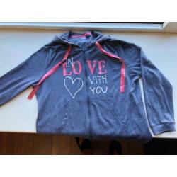 Blauwe vest maat 44/46