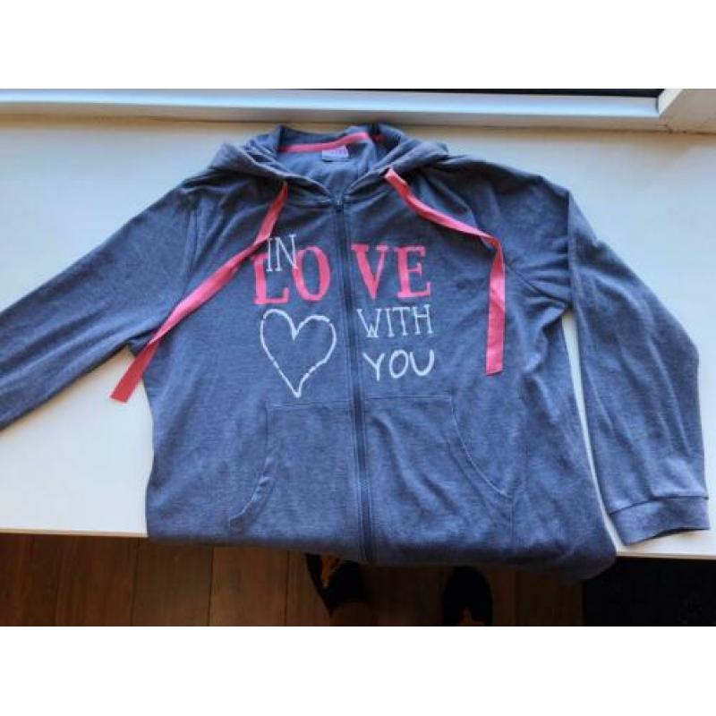 Blauwe vest maat 44/46