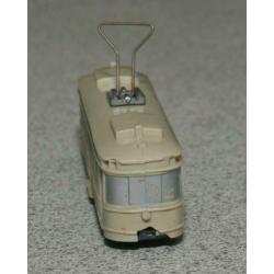 Tram beige. Wiking. H0 schaal.