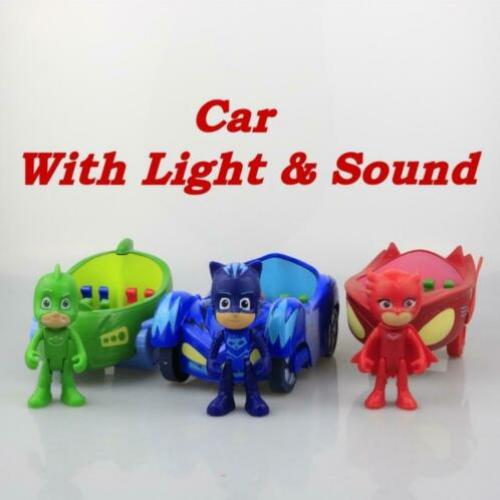 PJ MASKS Sound&Light voertuig met figuur € 17,95 p/set