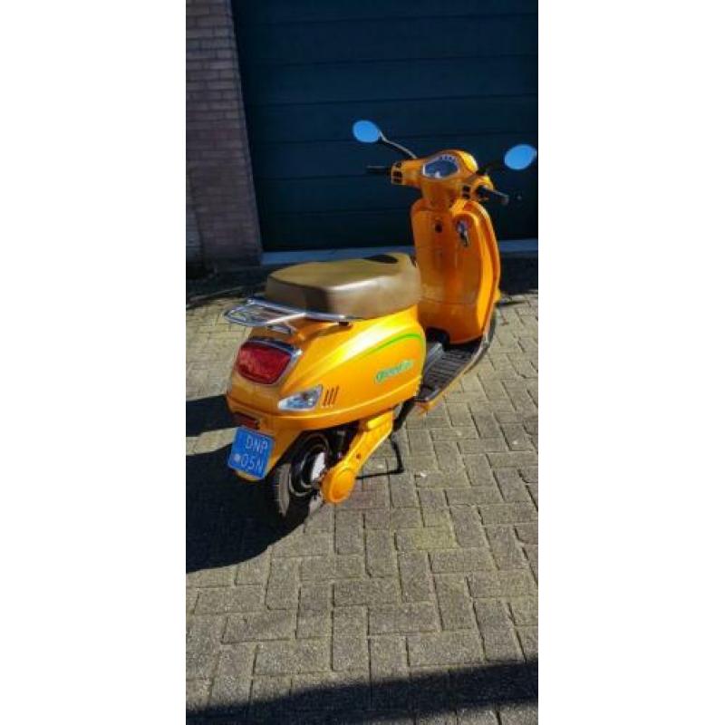 Nette elektrische scooter met nieuwe accu's