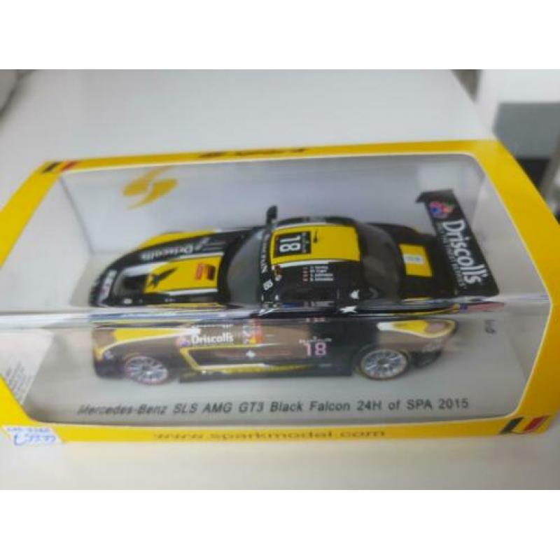 1/43 Spark Mercedes-Benz SLS AMG GT3 #18 24h Spa 2015