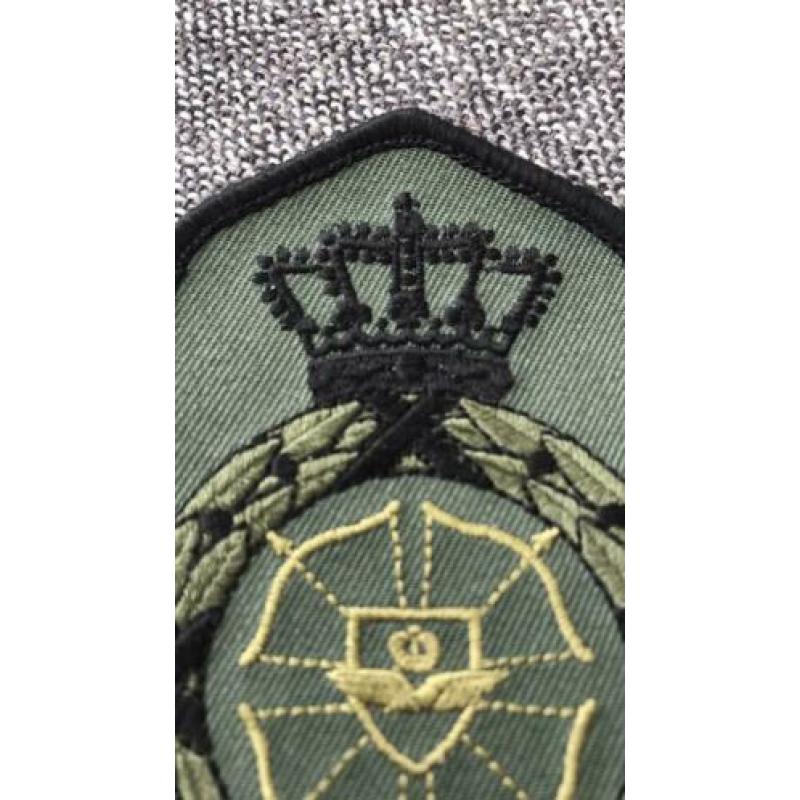 Crown kroon badge Volkel Airbase kleine low vis. Versie