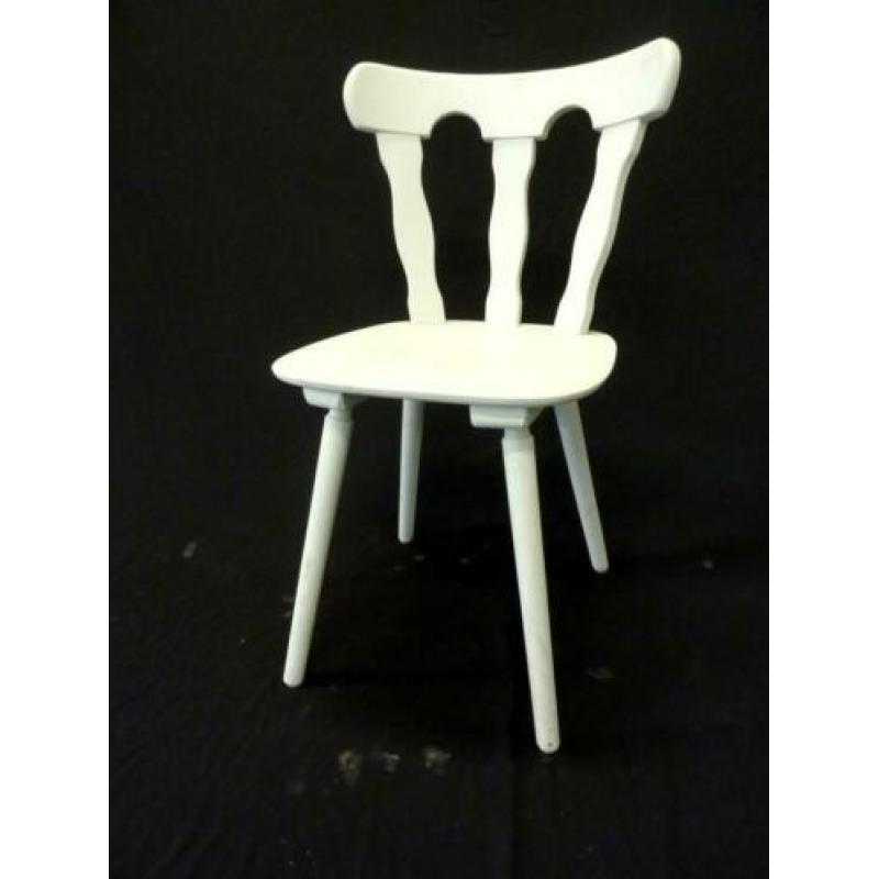 Vintage massief eiken stoel / cafestoel / kroegstoel