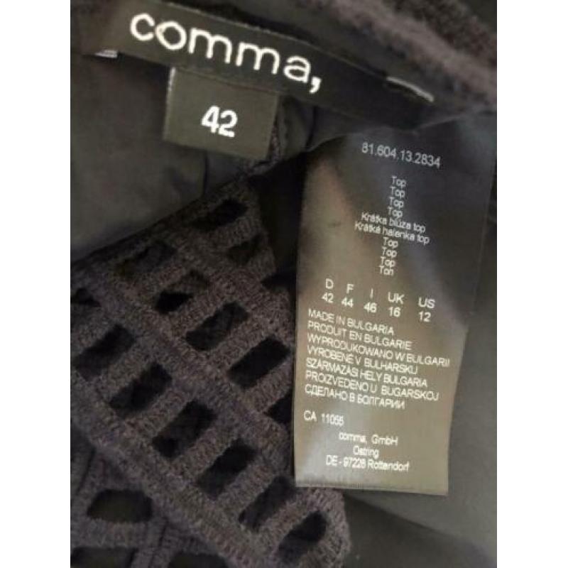 comma top maat 42 blauw