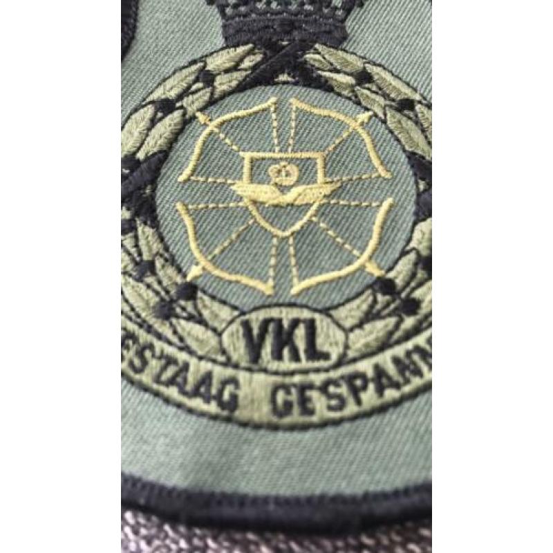 Crown kroon badge Volkel Airbase kleine low vis. Versie