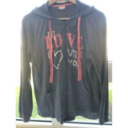 Blauwe vest maat 44/46