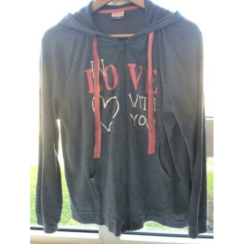 Blauwe vest maat 44/46