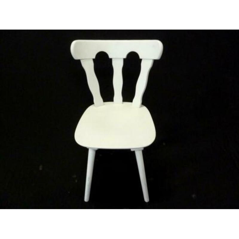 Vintage massief eiken stoel / cafestoel / kroegstoel