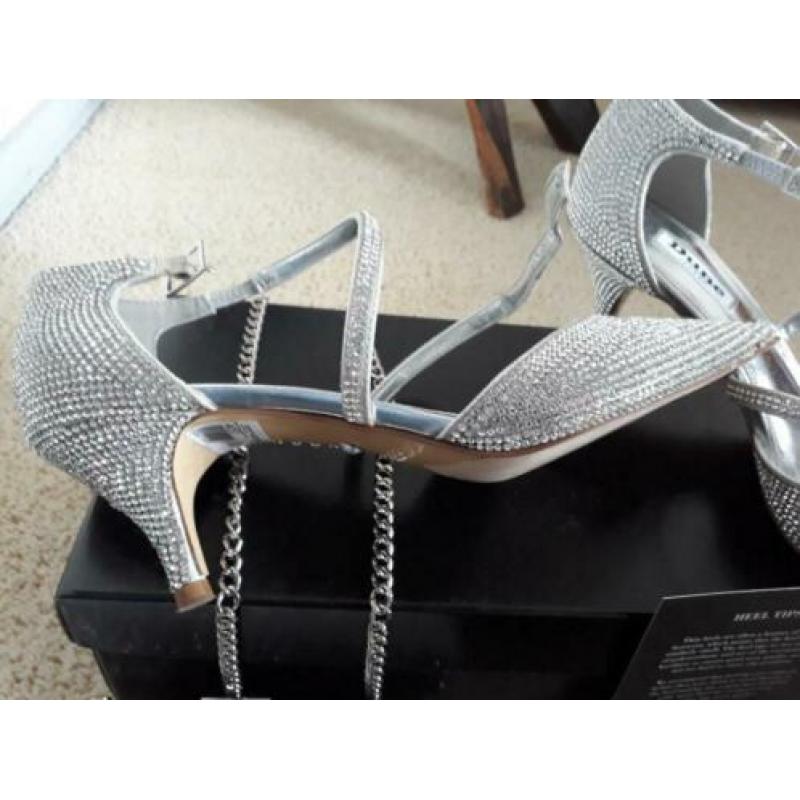 Nieuwe Gala damesschoenen + tasje van merk DUNA LONDON