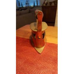 Koperen strijkijzer brocante vintage