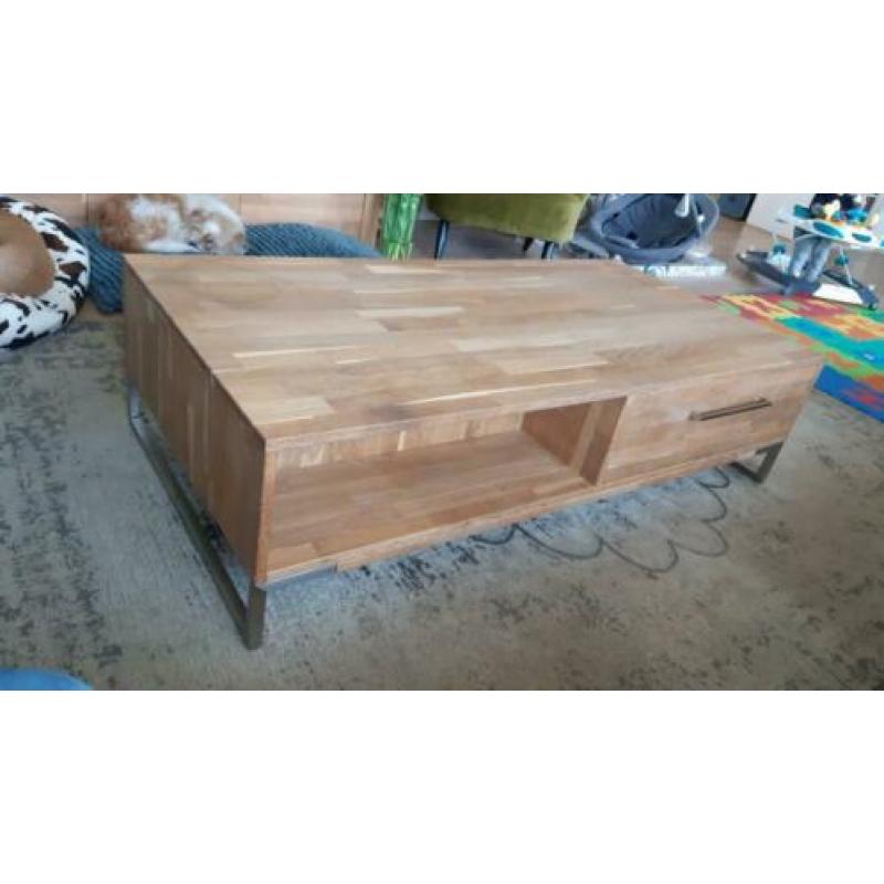 Eikenhouten salontafel (Woood)