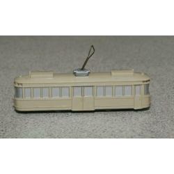 Tram beige. Wiking. H0 schaal.