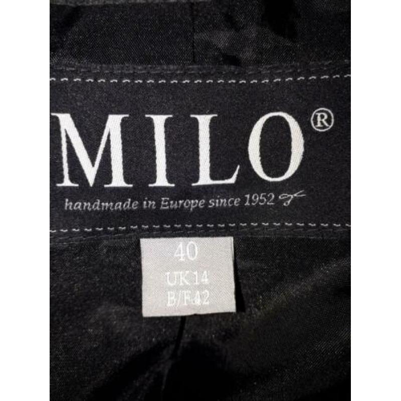 MILO prachtige winterjas maat 40 ZGAN grijs