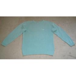 Marc O'Polo trui, blauw/groen, 100% katoen.