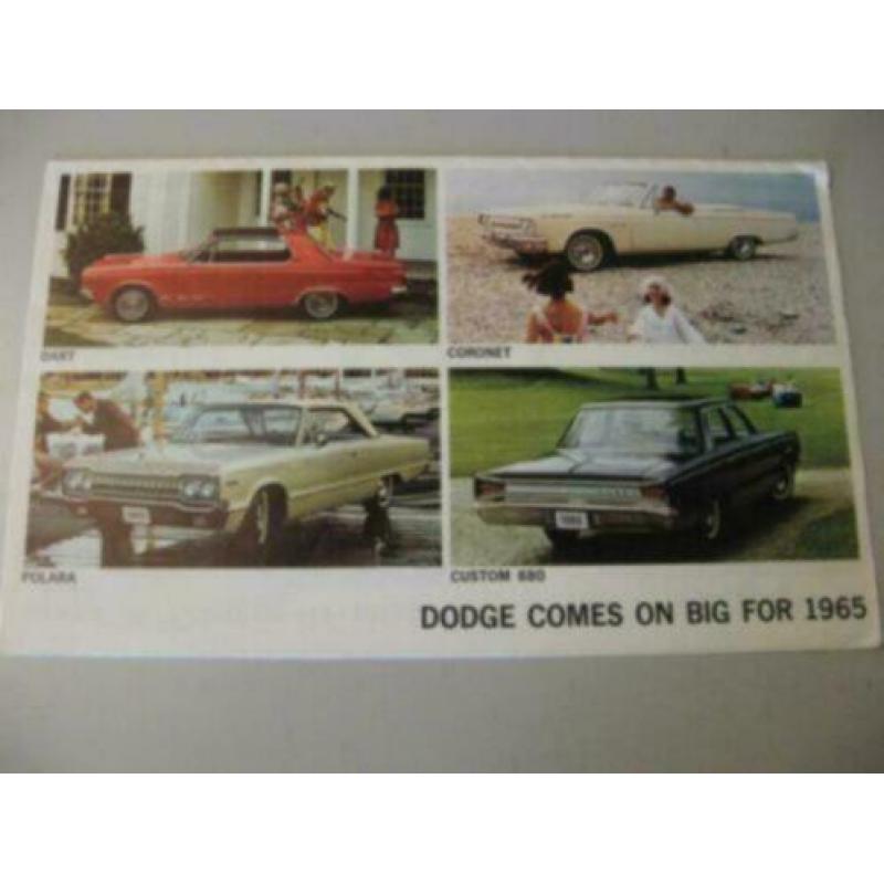 1965 Dodge Brochure USA