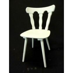 Vintage massief eiken stoel / cafestoel / kroegstoel