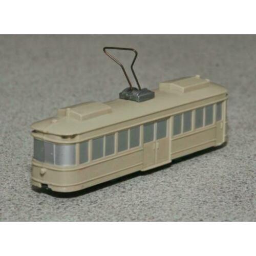 Tram beige. Wiking. H0 schaal.