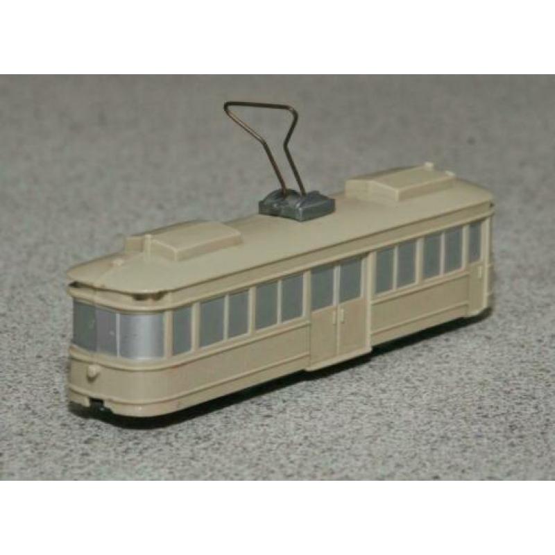 Tram beige. Wiking. H0 schaal.
