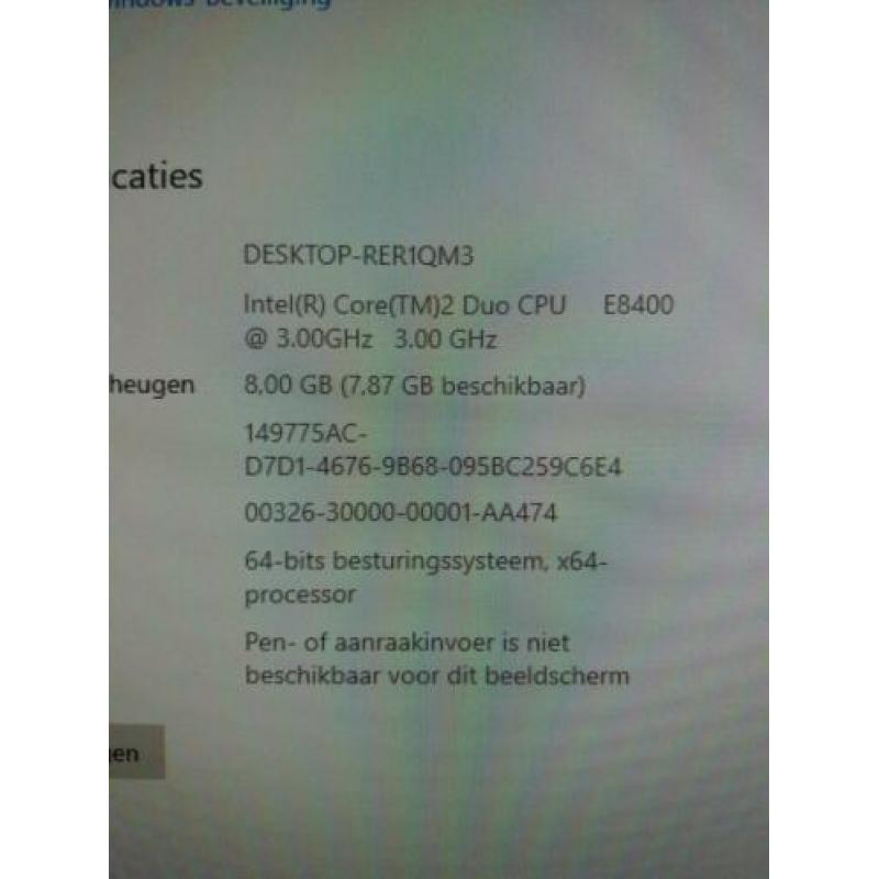Voor de thuiswerkers mooie kantoor desktop