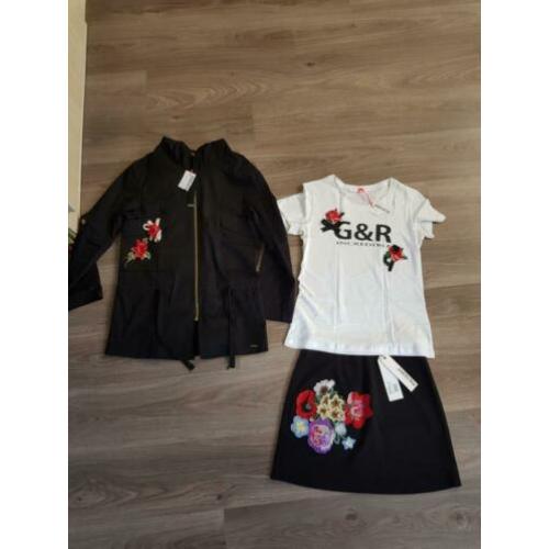 Nieuwe jas, blouse, rok (s)