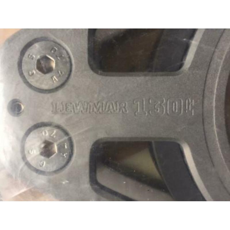 Lewmar Racing blok 130 mm schijf aluminium 2 stuks