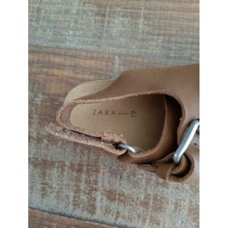 Zara sandalen echt leer, zgan!