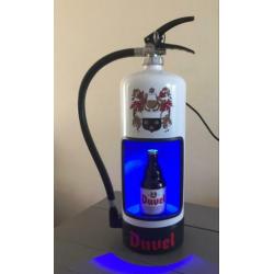 Duvel brandblusser lamp met led verlichting