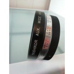 Yashikor Aux wide angle 1.4 lens + Verschillende filters