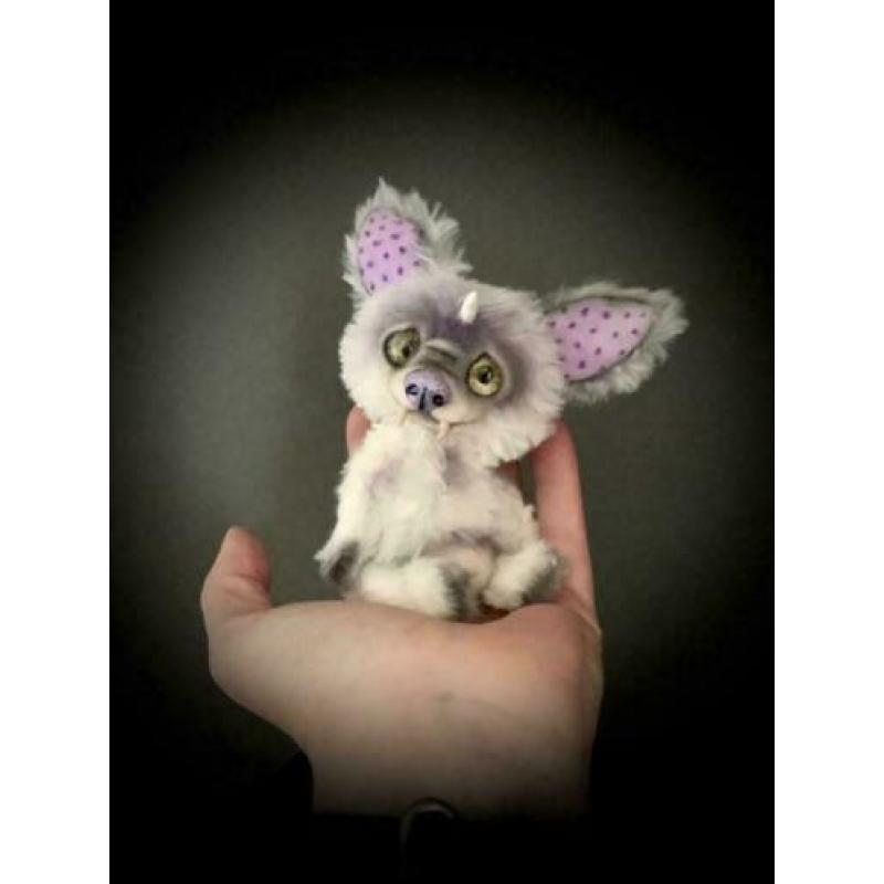 Teddybeer Monster Beer Bear doll pop handgemaakt uniek popje