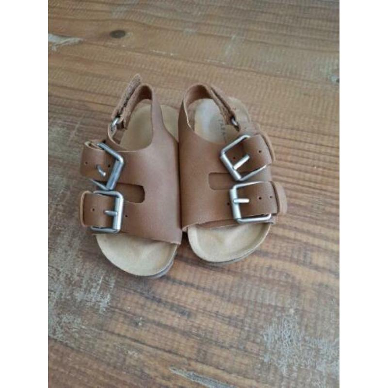 Zara sandalen echt leer, zgan!