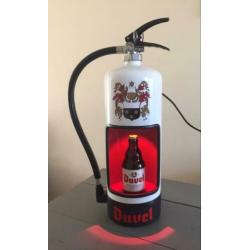 Duvel brandblusser lamp met led verlichting