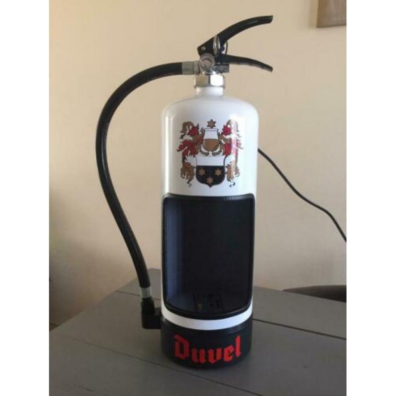 Duvel brandblusser lamp met led verlichting