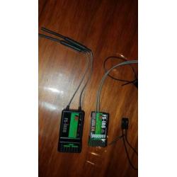 2 Stuks FlySky ontvangers FS-IA6B en FS-IA6 Nieuw Inc Verz.