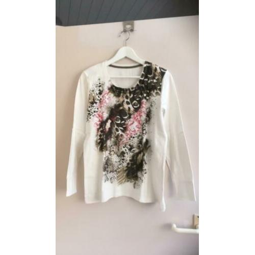 Mooie kwaliteit shirt roomkleur mt XL