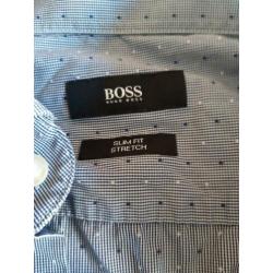 5 merk overhemden, o.a. Hugo Boss, Boss Orange, GAP, Guess