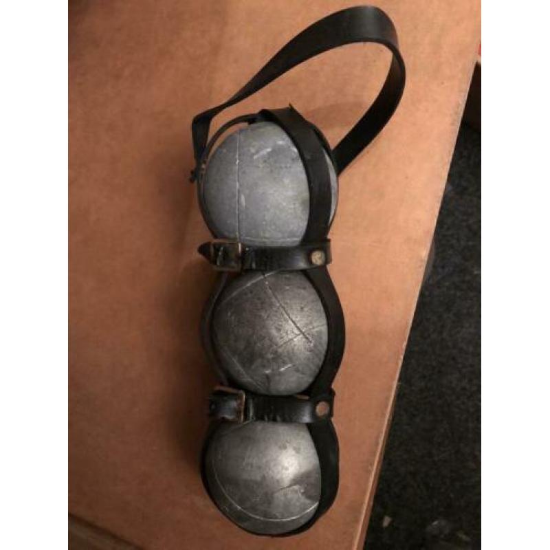 Oude 3 Jeu de Boules/ petanque ballen.