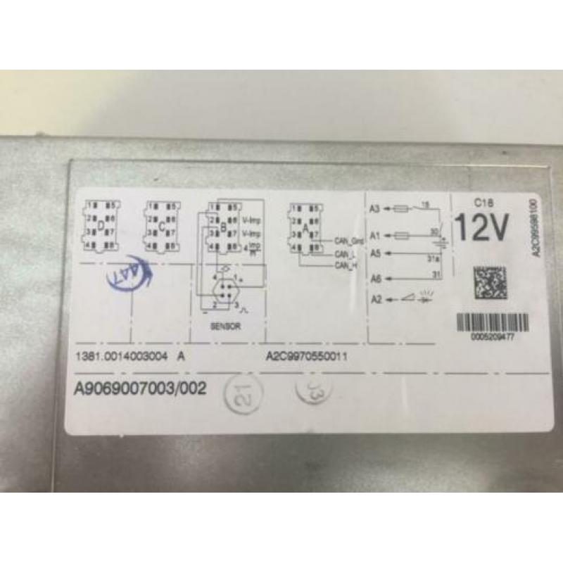 Tachograaf 12 V VDO