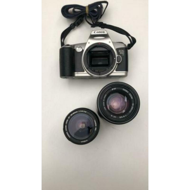 Canon Eos 500n 3.5 -5.6 28-80 en sigma 4.0~5.6 70-210