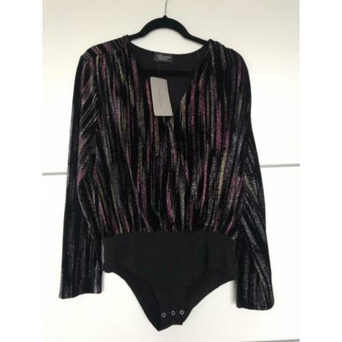 ** Nieuw Zara Velvet Velours Glitter Body **