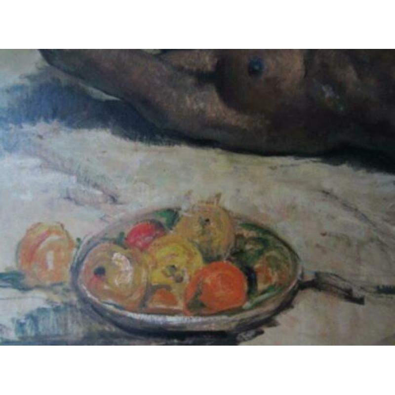 ==doek 130 x 200 cm==EMILE BAES 1879-1954==twee naakten==